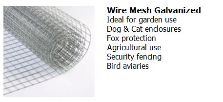 Shop Blue Hawk (Actual: 25-ft x 3-ft) Rolled Wire Galvanized Steel ...